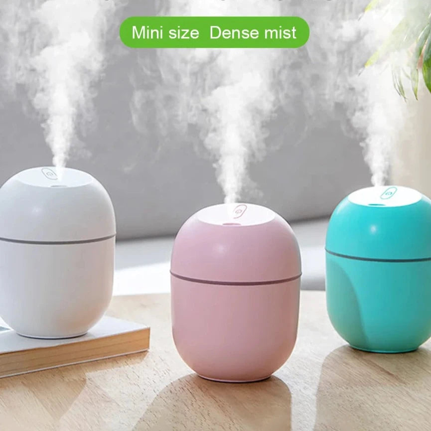 Portable USB Ultrasonic Air Humidifier Essential Oil Diffuser for home