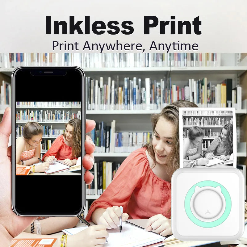 Wireless photo printer for office and home